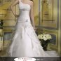 One shoulder mermaid wedding gown-WG814