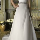 Strapless A-line wedding gown-WG815
