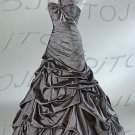 Strapless ball evening dress-P1502