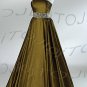 Strapless A-line evening dress-P5563