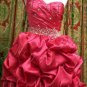 One-shoulder short evening dress-4927