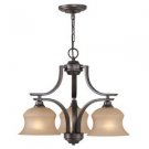 Portfolio Corinthian Bronze 3-Light Chandelier