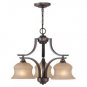 Portfolio Corinthian Bronze 3-Light Chandelier