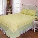 4pcs yellow and olive color bedding set AY-1106