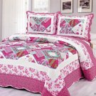 4pcs purple tone multi color bedding set AY-1113