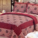 4pcs red color bedding set AY-1138