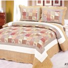 4pcs brown floral bedding set AY-1176