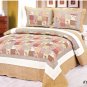 4pcs brown floral bedding set AY-1176