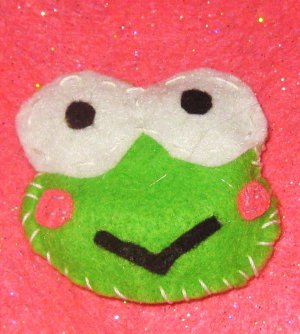 keroppi frog key chain