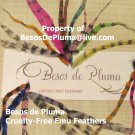 TEN for 6$ Cruelty-Free EMU FEATHERS for Hair Extensions pink-blue-green-orange-purple