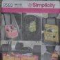 Simplicity Sewing Pattern # 2553-Car Organizers