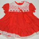 Pretty Red & White Dress-Great for the Holidays