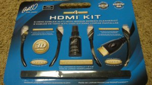 BELLO - CABLES 2 HDMI CABLES WITH SCREEN CLEAN HDK2612