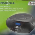 Insignia - CD Boombox with AM/FM Tuner - Black