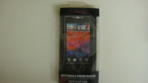 Rocketfish Snap-On Case for Motorola DROID RAZR Mobile Phones Black- RF-MDRVH2B