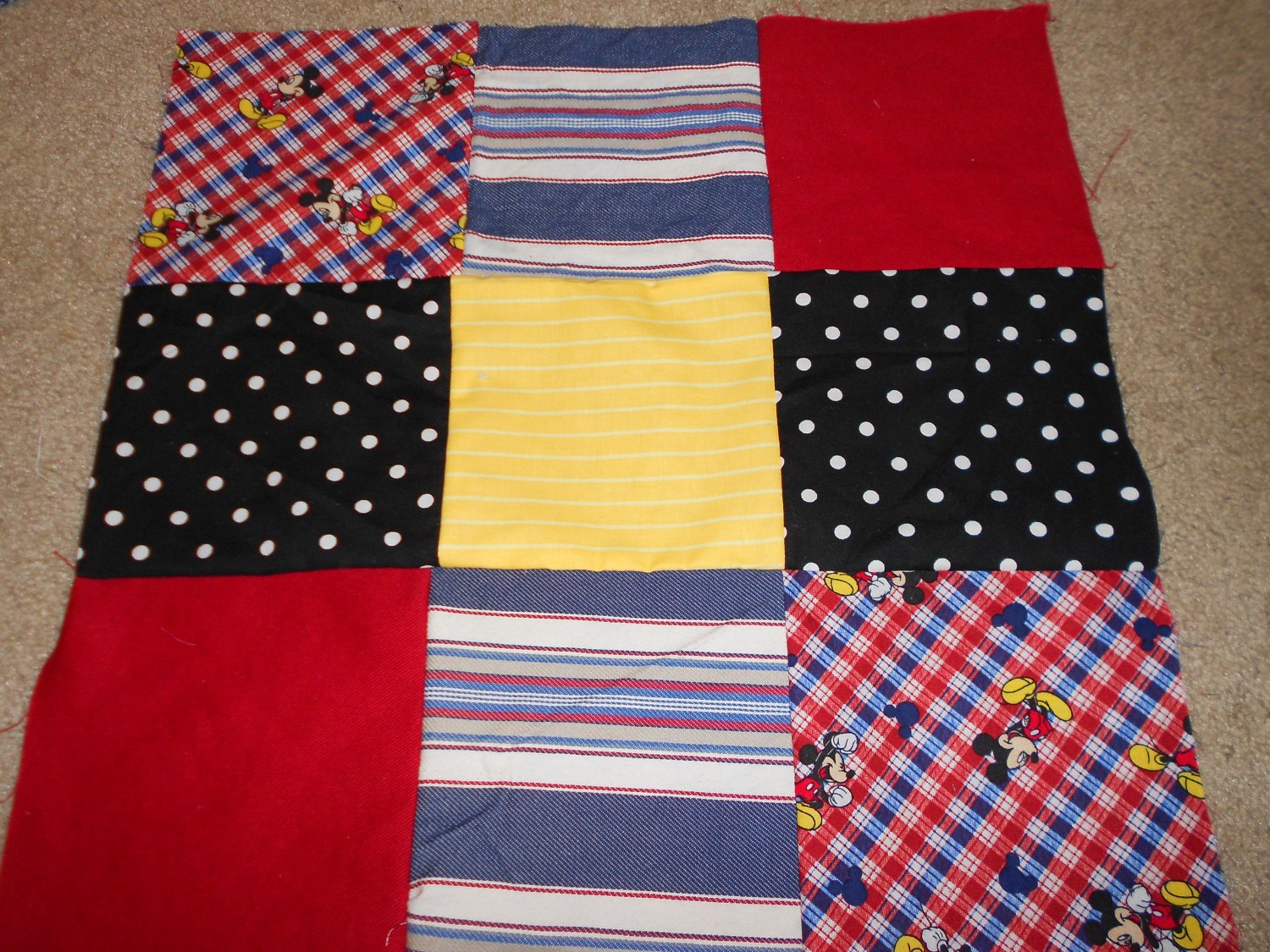 denim stripe polka dot weighted blanket