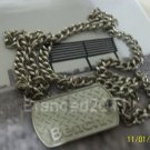 Bench 'Dog Tags' for him