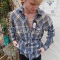 100% Authentic, VOI Navy Check,Material- Cotton