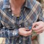 100% Authentic, VOI Navy Check,Material- Cotton