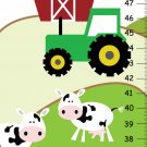 Children Canvas Height Chart - Life on the Farm- nursery art print