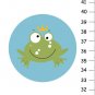 Personalized Children Canvas Growth Charts- Frogs