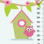 Personalized Girls Owl Growth Charts