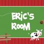 Personalized Kids Door Sign Plaque, Farm life, Nursery Wall Art