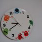 Monsters WALL CLOCK for Kids Bedroom