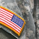 Reversed Right Side USA  Velcro Flag Patch