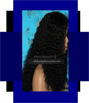14" CURLY LACE WIG