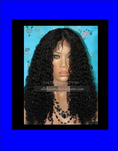 16" CURLY LACE WIG