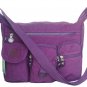HONG YE Pure Stripe Slouch Bag,sku:hb75purple4