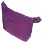 HONG YE Pure Stripe Slouch Bag,sku:hb75purple4