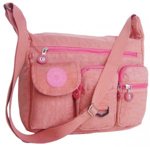 HONG YE Pure Stripe Slouch Bag,sku:hb75orange2