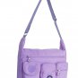 HONG YE Pure Stripe Slouch Bag,sku:hb75lightpurple3
