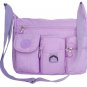 HONG YE Pure Stripe Slouch Bag,sku:hb75lightpurple3