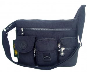 HONG YE Pure Stripe Slouch Bag,sku:hb75black7