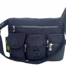 HONG YE Pure Stripe Slouch Bag,sku:hb75black7
