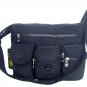HONG YE Pure Stripe Slouch Bag,sku:hb75black7