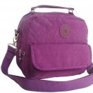 HONG YE Pure Stripe Slouch Bag,sku:hb76purple4