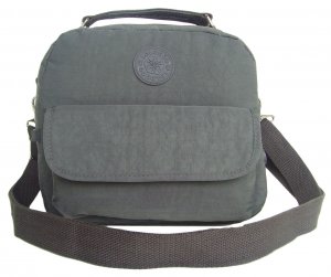 HONG YE Pure Stripe Slouch Bag,sku:hb76grey6