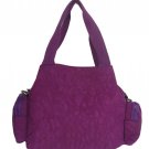 HONG YE Pure Stripe Slouch Bag,sku:hb77purple7