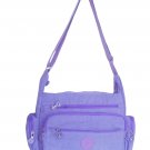 HONG YE Pure Stripe Slouch Bag,sku:hb78purple3