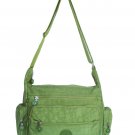 HONG YE Pure Stripe Slouch Bag,sku:hb78green4