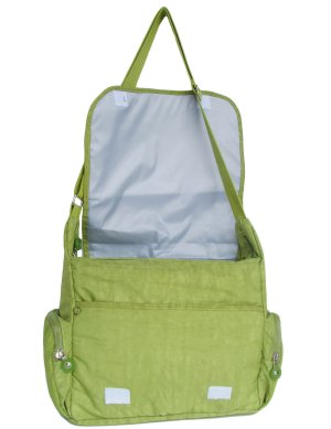 HONG YE Pure Stripe Slouch Bag,sku:hb79green4