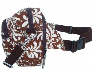 HONG YE Pure Stripe Slouch Bag,sku:hb81brown1