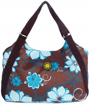 HONG YE Pure Stripe Slouch Bag,sku:hb82brown3