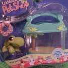 Littlest Pet Shop TURTLE and CARRIER CASE/CAGE NIP