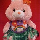 Care Bears CHEER BEAR Hula Skirt Plush 10in. NWT