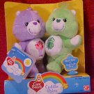 Care Bears Cuddle Pairs SHARE & GOOD LUCK Plush  NIB Free Shipping!